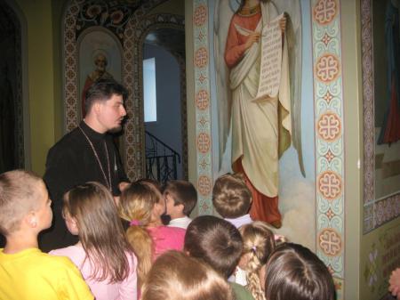 Посещение школьниками Свято-Духовского кафедрального собора