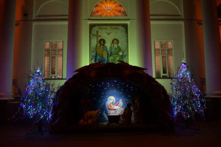 Всенощное бдение накануне праздника Рождества Христова (+видео)