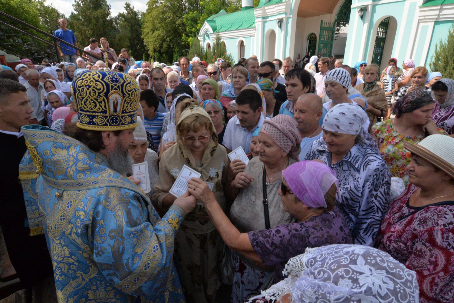 В Чернобаевке освятили храм Саввы Освященного